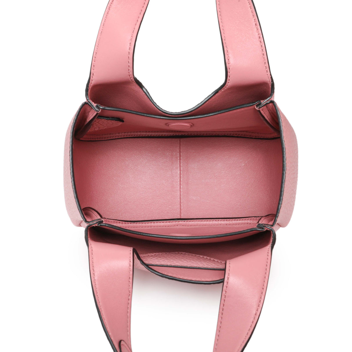 Prada Pink Vitello Daino Soft Mini Dynamique Tote Handbags Prada