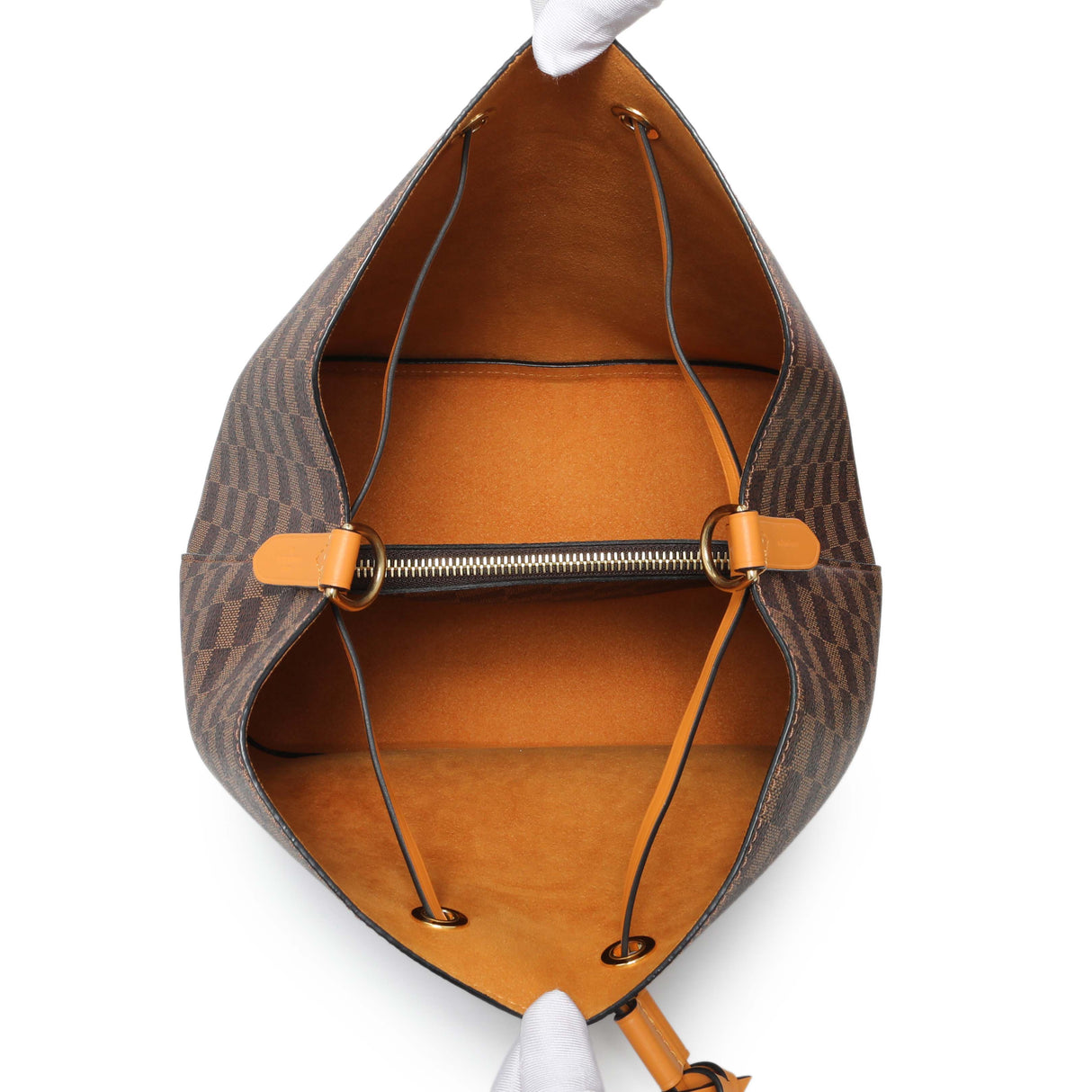 Louis Vuitton Safran Damier Ebene Neonoe MM Handbags Louis Vuitton