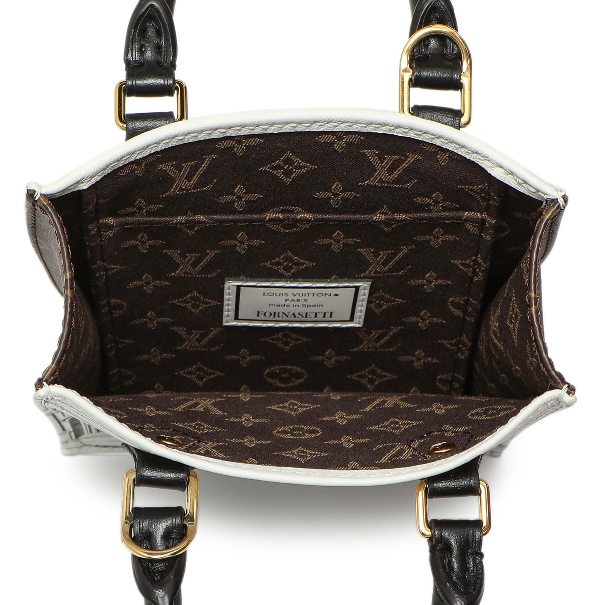 Louis Vuitton X Fornasetti Calfskin Architettura Petit Sac Plat Handbags Louis Vuitton