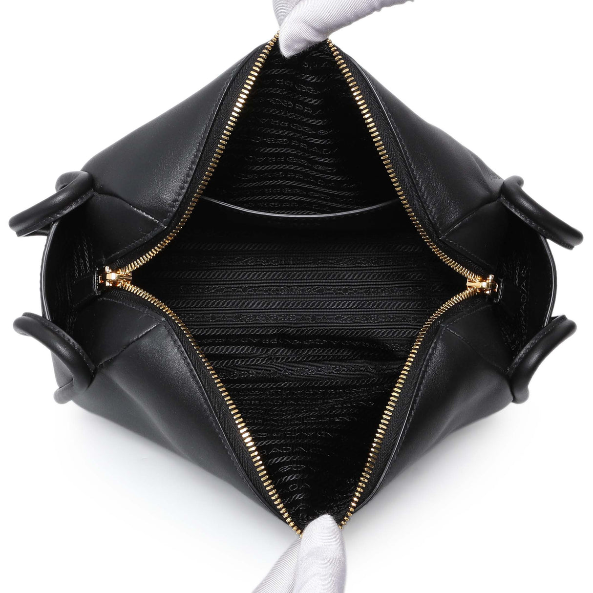 Prada Black Calfskin Darling Shoulder Bag
