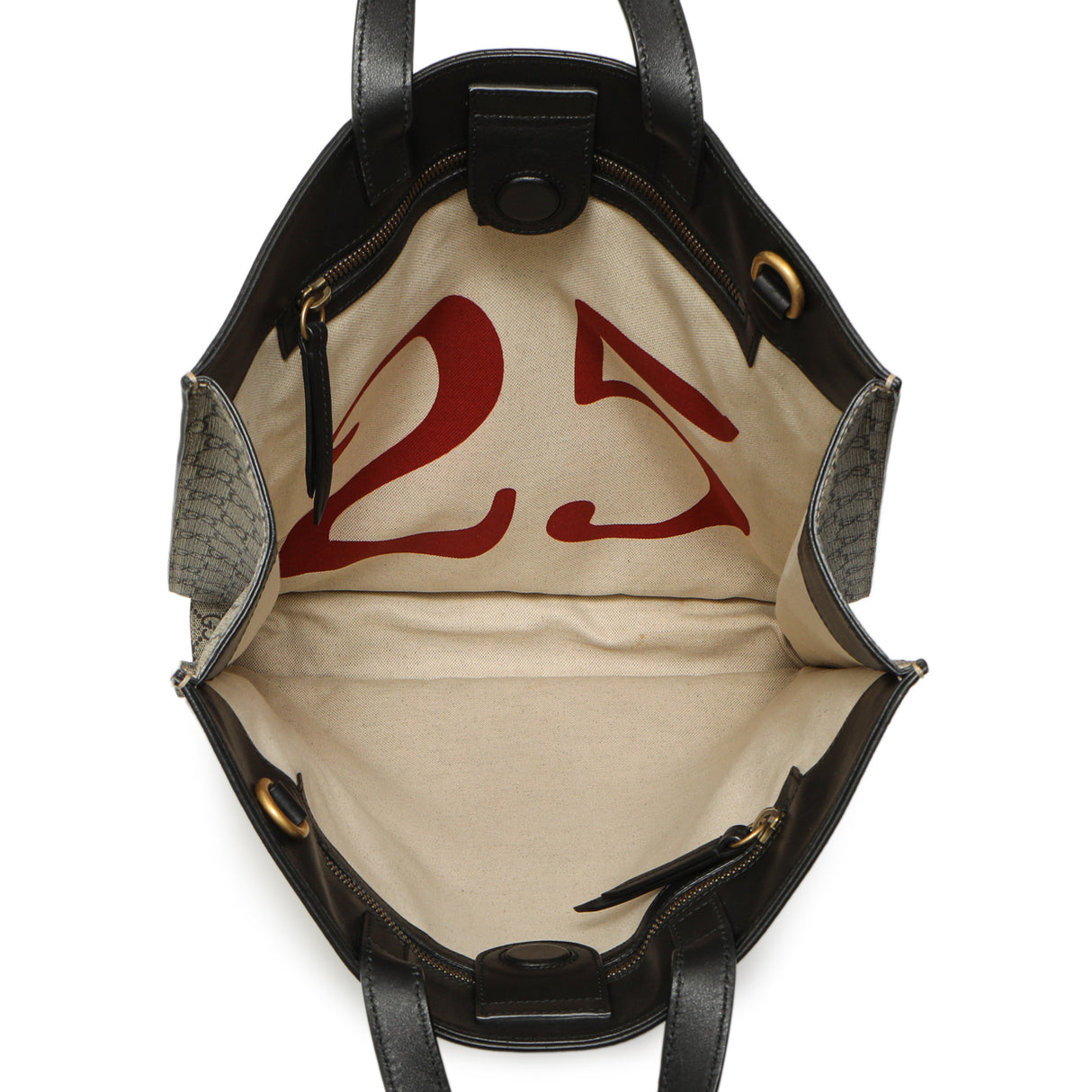 Gucci Soft GG Supreme Monogram Blind For Love Vertical Tote Handbags Gucci