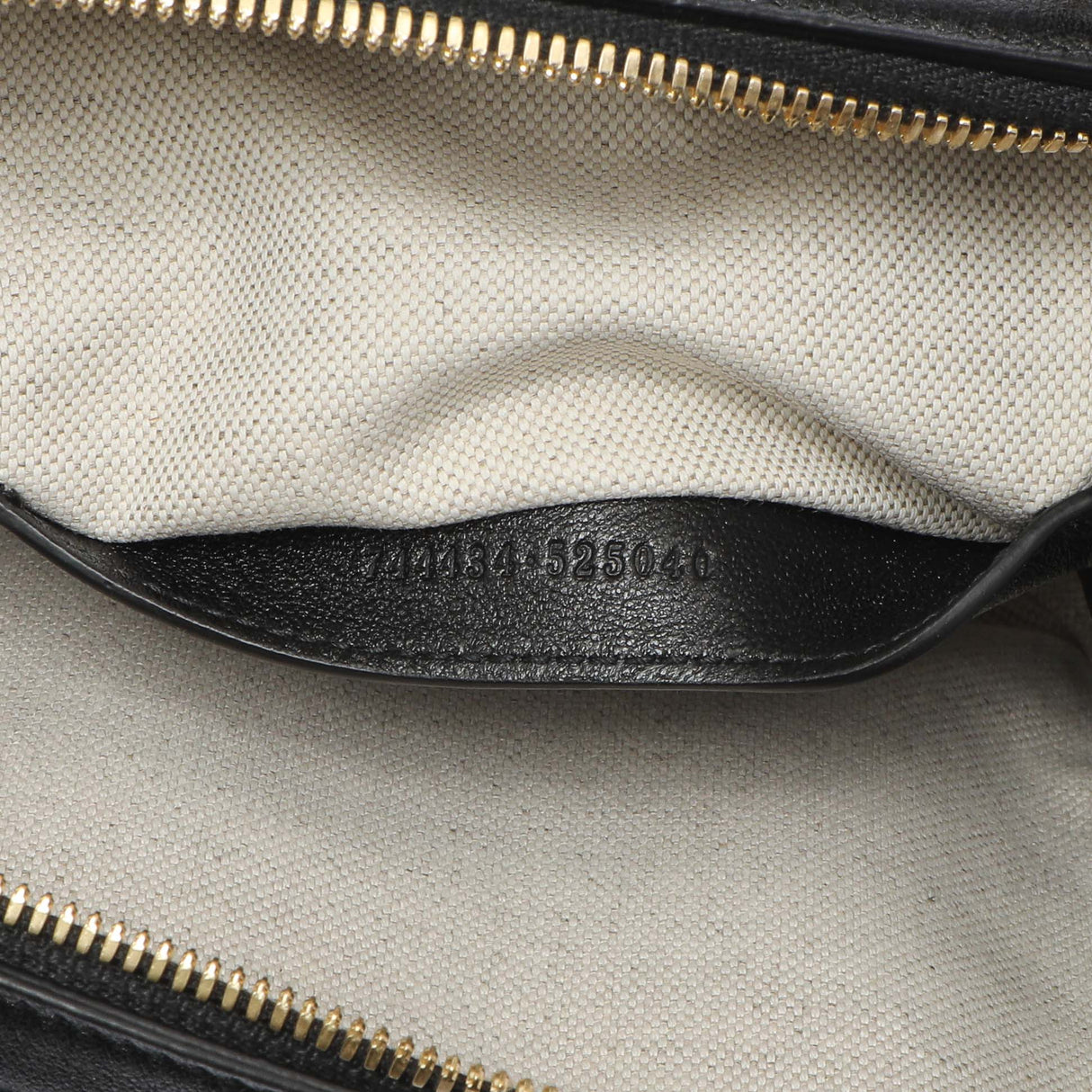 Gucci Black Calfskin Diagonal Stitched Blondie Top Handle Handbags Gucci