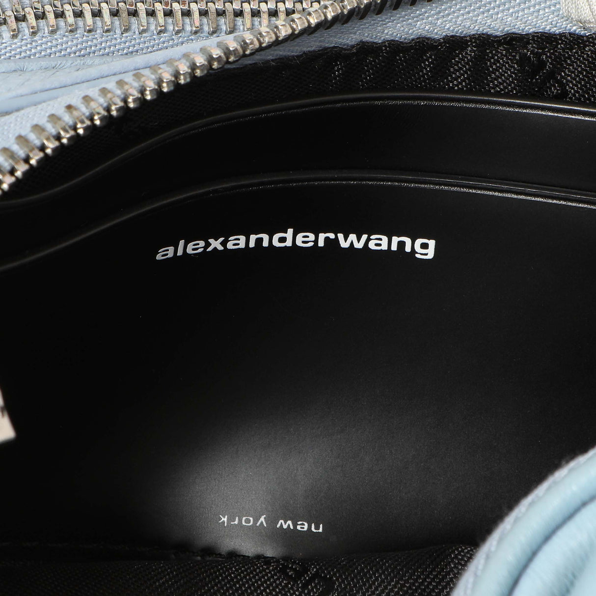 Alexander Wang Blue Lambskin Mini Attica Belt Bag Handbags Alexander Wang