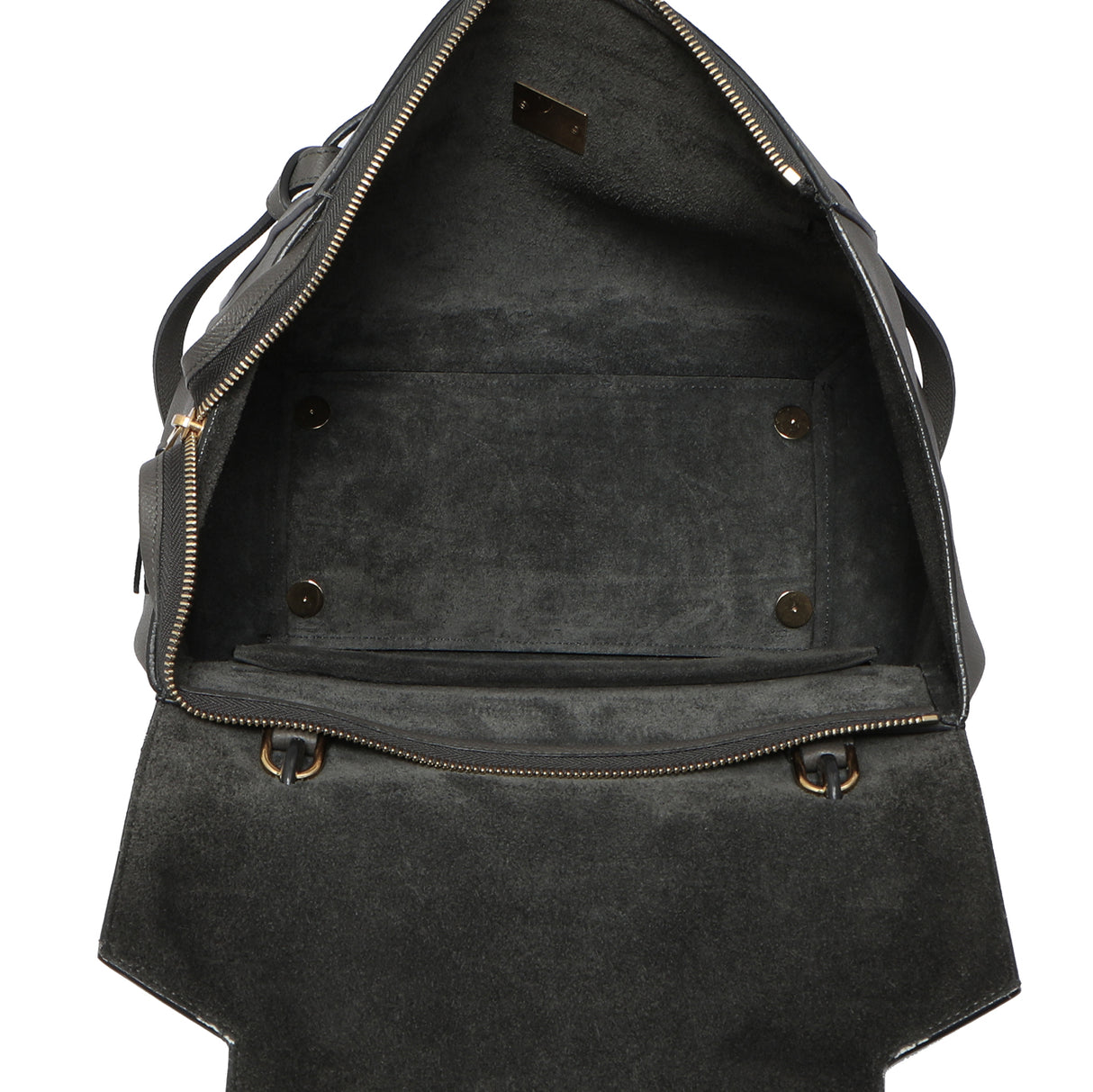 Celine Grey Grained Calfskin Mini Belt Bag Handbags Celine