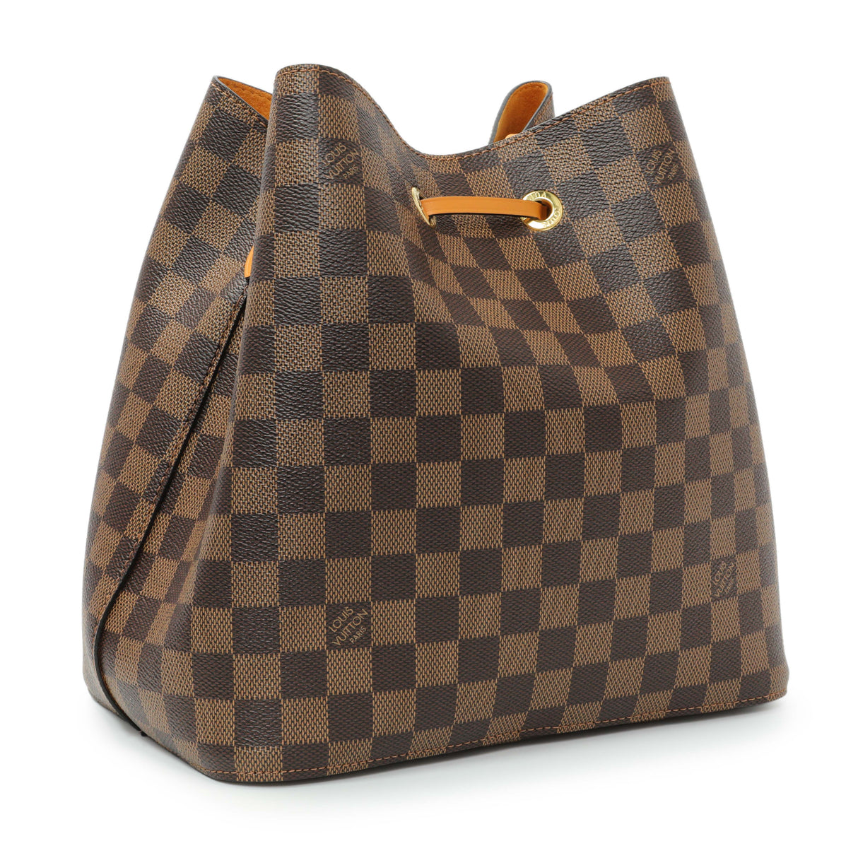 Louis Vuitton Safran Damier Ebene Neonoe MM Handbags Louis Vuitton