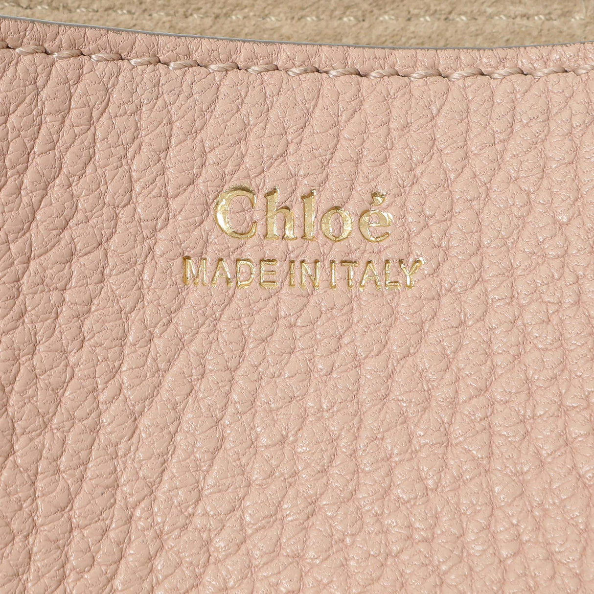 Chloe Light Pink Grained Lambskin Mini Drew Shoulder Bag Handbags Chloe