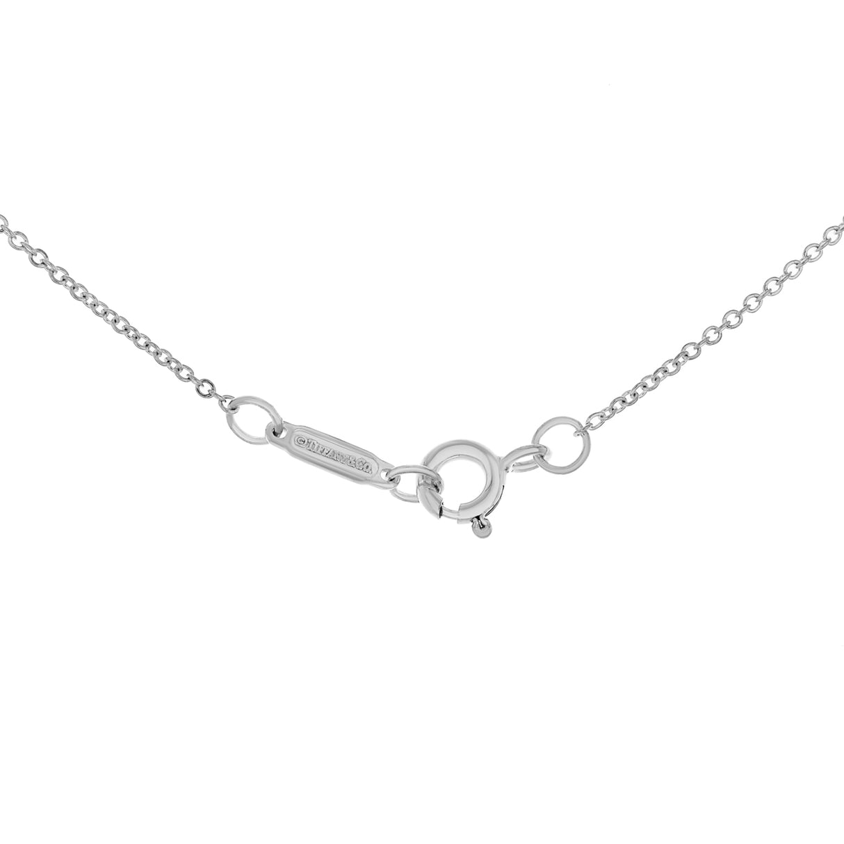 Tiffany & Co. Sterling Silver 1837 Interlocking Circles Pendant Designer Jewellery Tiffany and Co