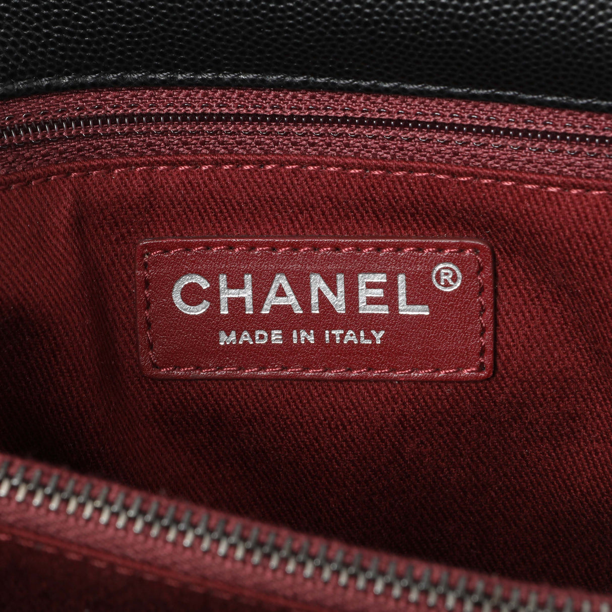 Chanel Black Quilted Caviar Small Coco Handle Handbags Chanel