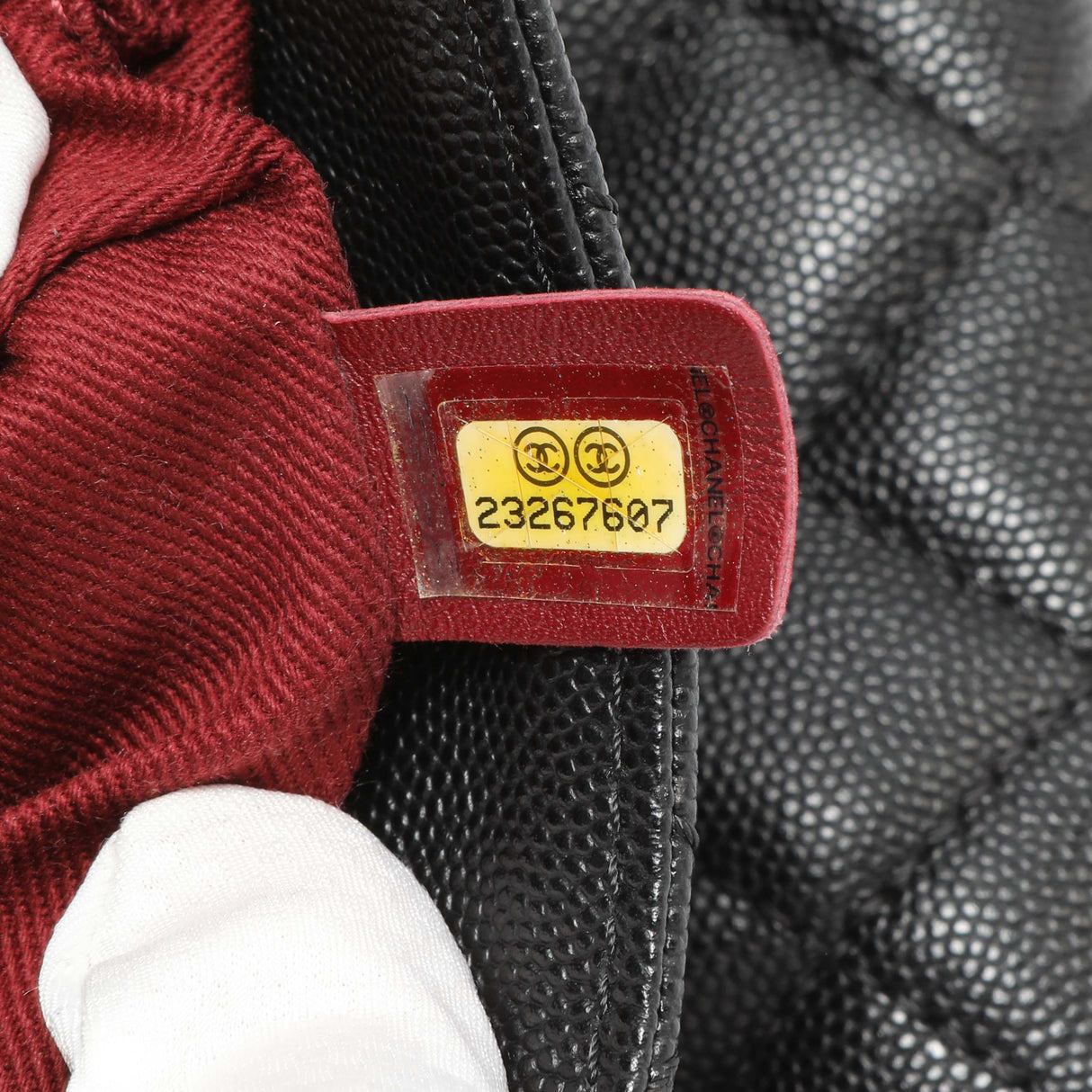 Chanel Black Quilted Caviar Small Coco Handle Handbags Chanel