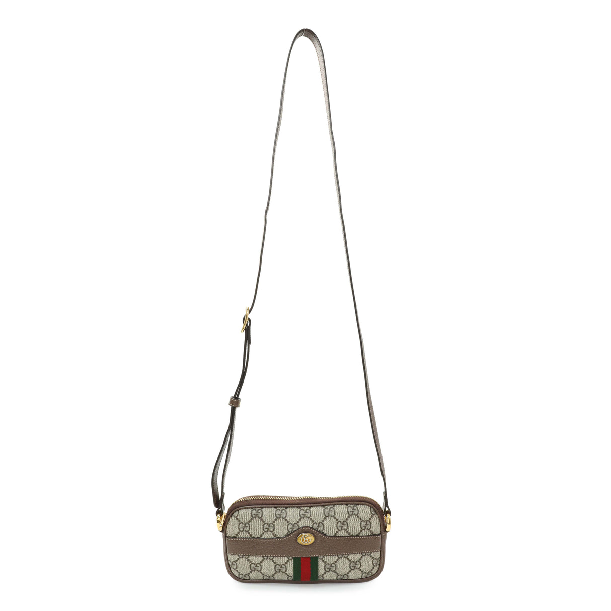 Gucci GG Supreme Monogram Web Mini Ophidia GG Bag Handbags Gucci