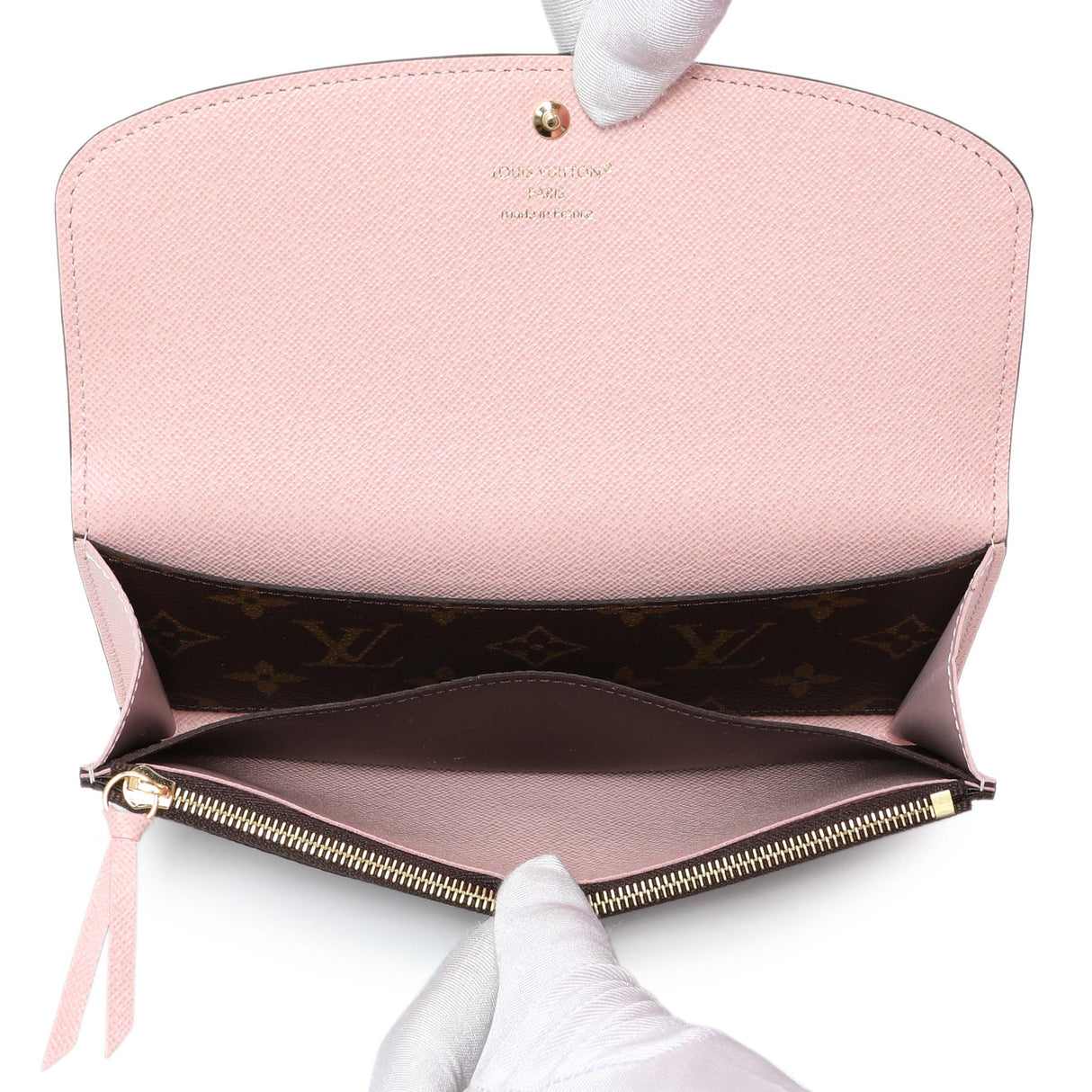 Louis Vuitton Rose Ballerine Monogram Emilie Wallet Accessories Louis Vuitton