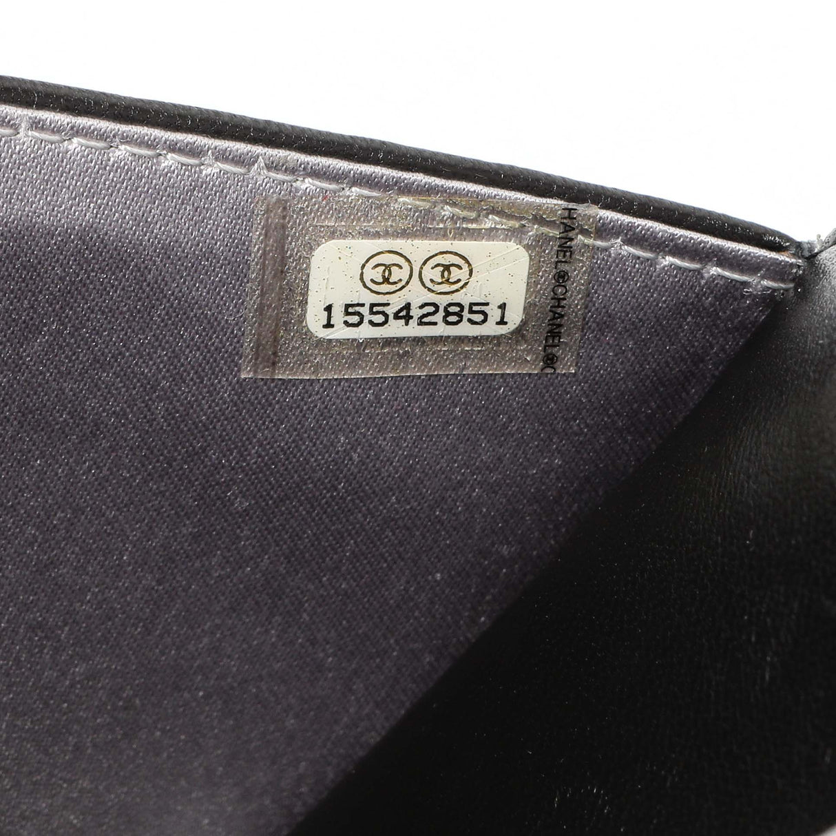 Chanel Black Lambskin Camellia Embossed Wallet on Chain Handbags Chanel