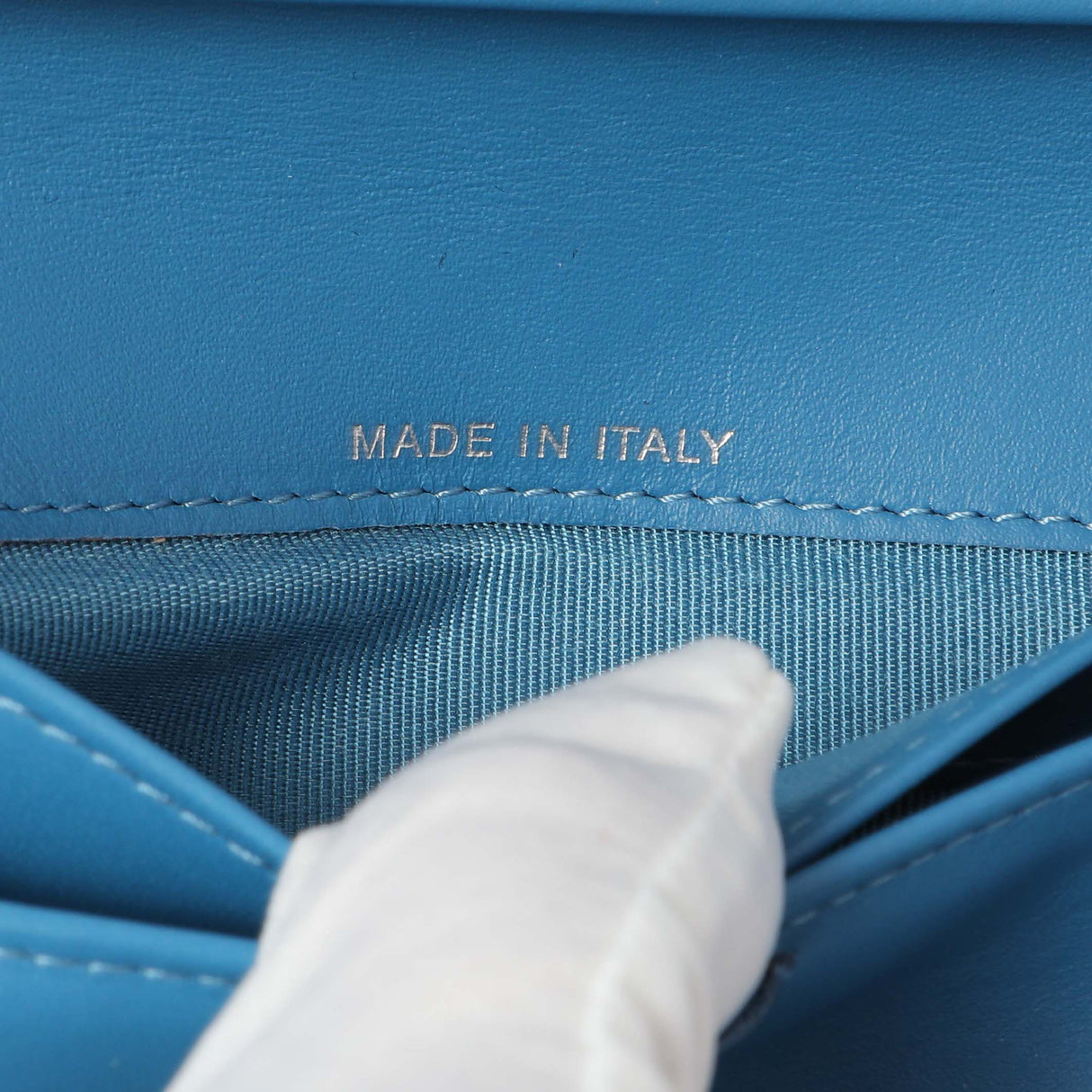 Chanel Blue Quilted Caviar Large Flap Wallet Accessories Chanel