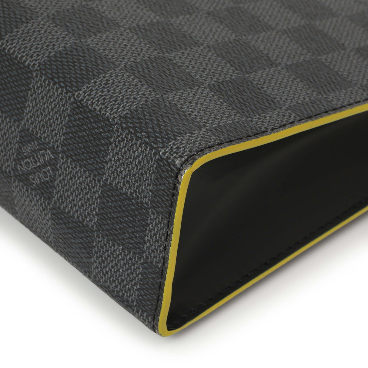 Louis Vuitton Yellow Damier Graphite Pochette Voyage MM Handbags Louis Vuitton