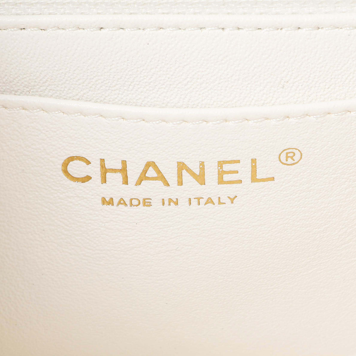 Chanel White Quilted Aged Calfskin 2.55 Reissue Flap 224 Handbags Chanel