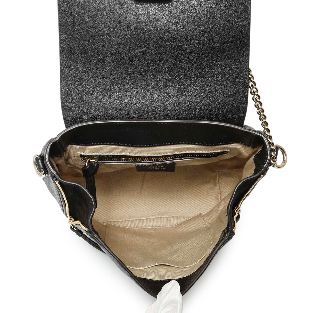 Chloe Black Suede Calfskin Small Faye Backpack Handbags Chloe