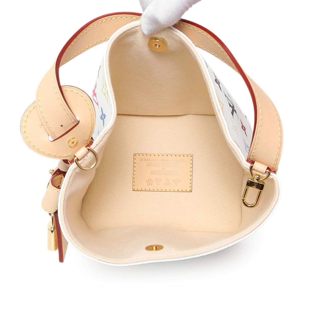 Louis Vuitton X Takashi Murakami White Monogram Multicolor All BB Handbags Louis Vuitton