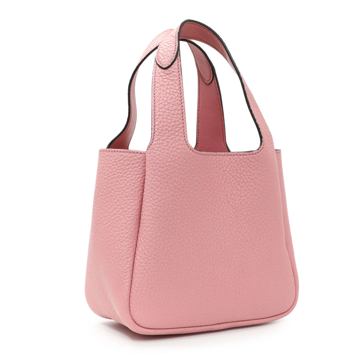 Prada Pink Vitello Daino Soft Mini Dynamique Tote Handbags Prada