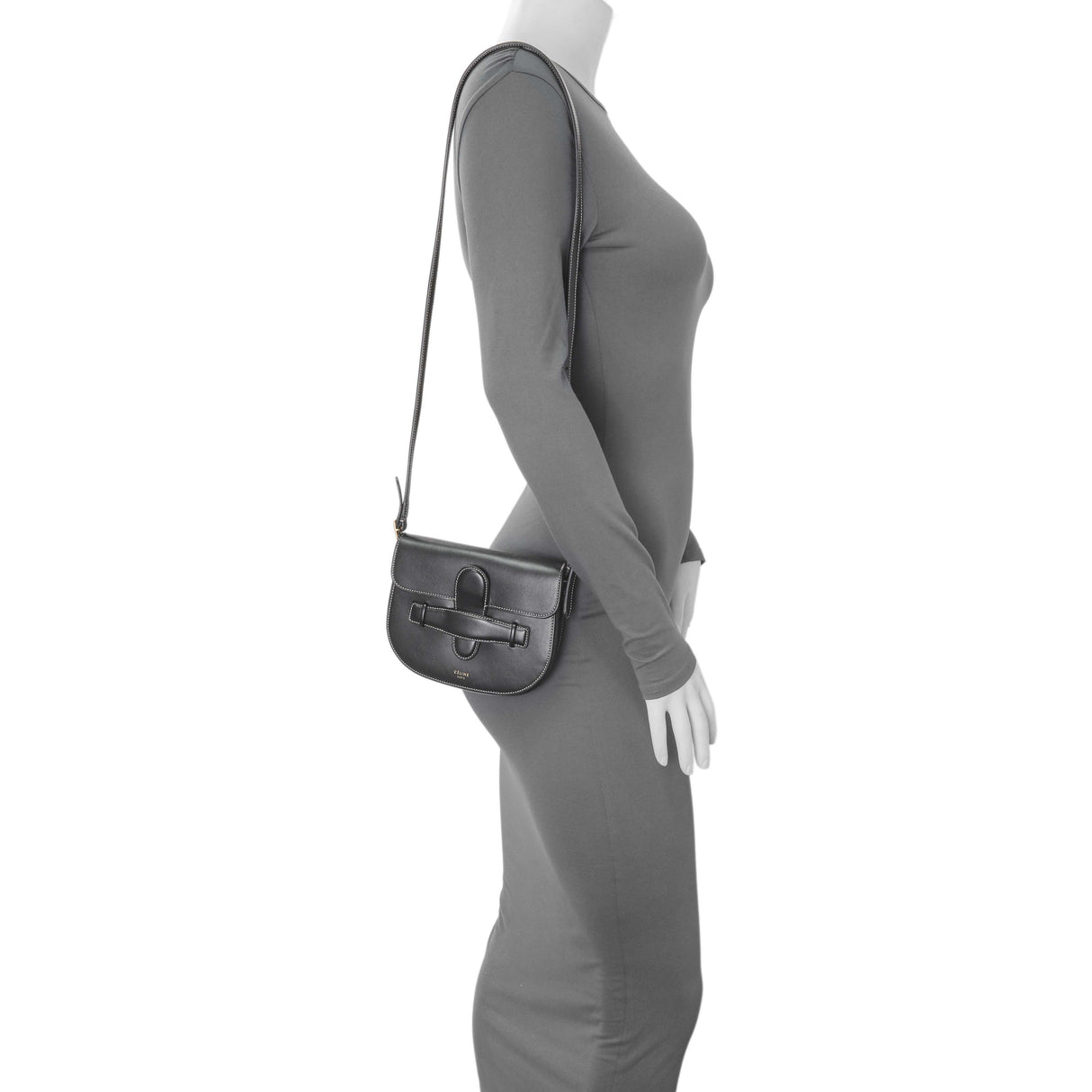 Celine Black Smooth Calfskin Mini Symmetrical Bag Handbags Celine