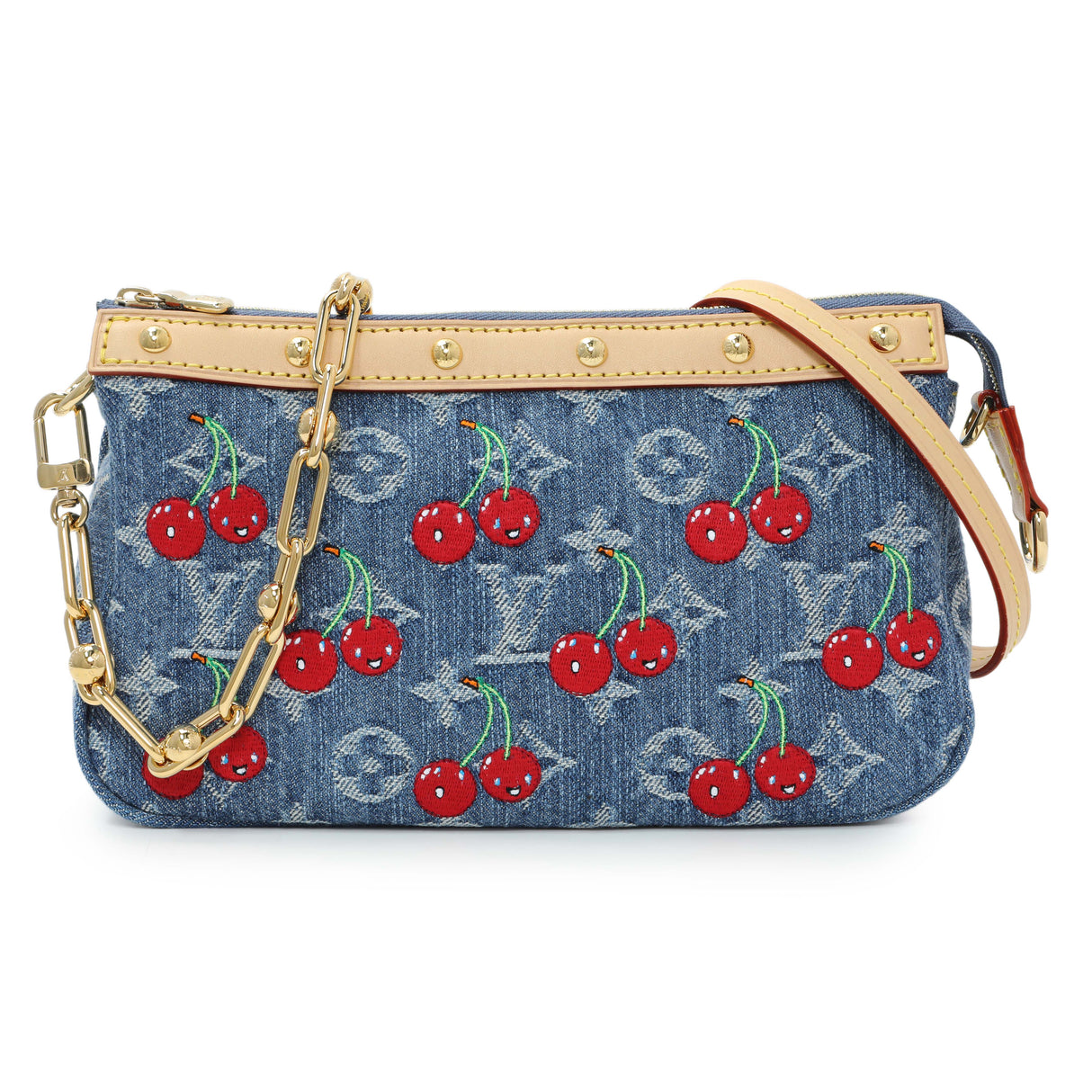 Louis Vuitton X Takashi Murakami Cherry Pochette Accessories Handbags Louis Vuitton