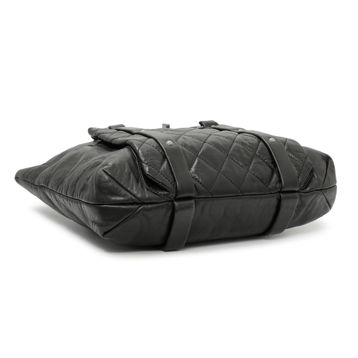 Chanel Black Lambskin 8 Knots Tote Handbags Chanel