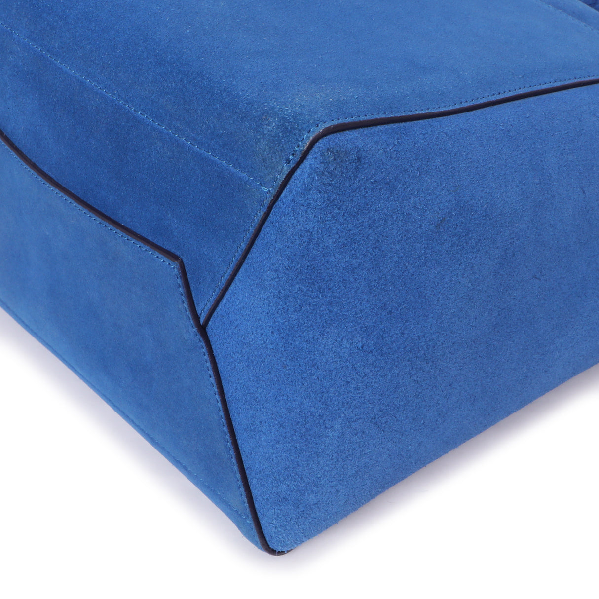 Celine Blue Suede Sangle Bucket Bag Handbags Celine