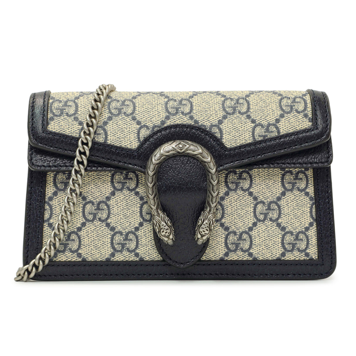 Gucci Beige Blue GG Supreme Monogram Super Mini Dionysus Handbags Gucci