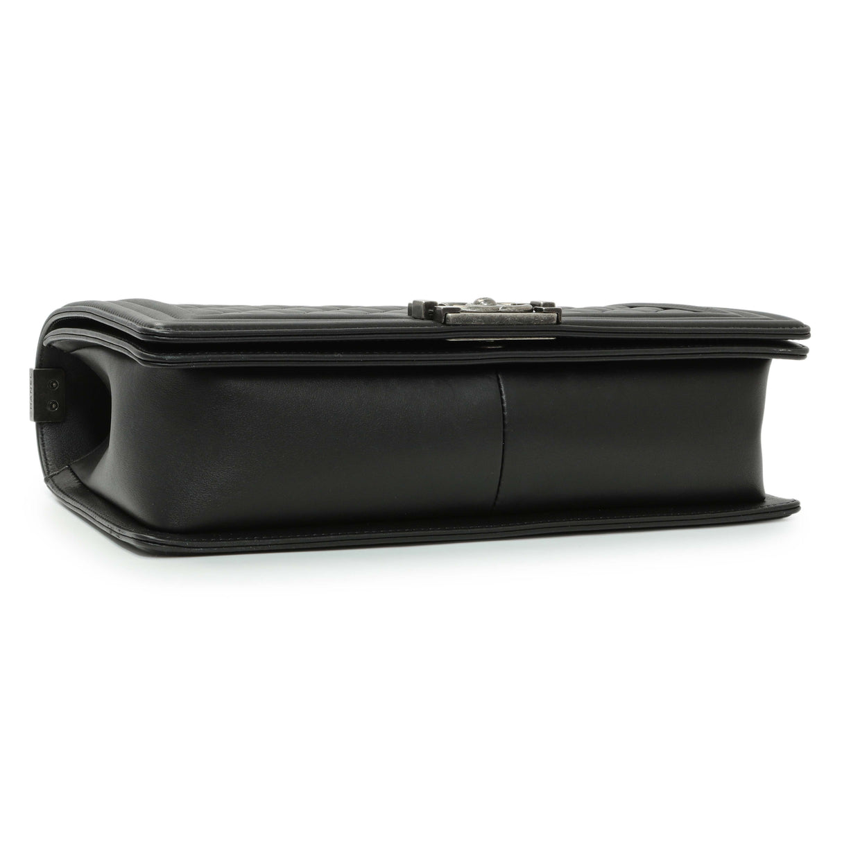 Chanel Black Quilted Calfskin New Medium Boy Flap Handbags Chanel