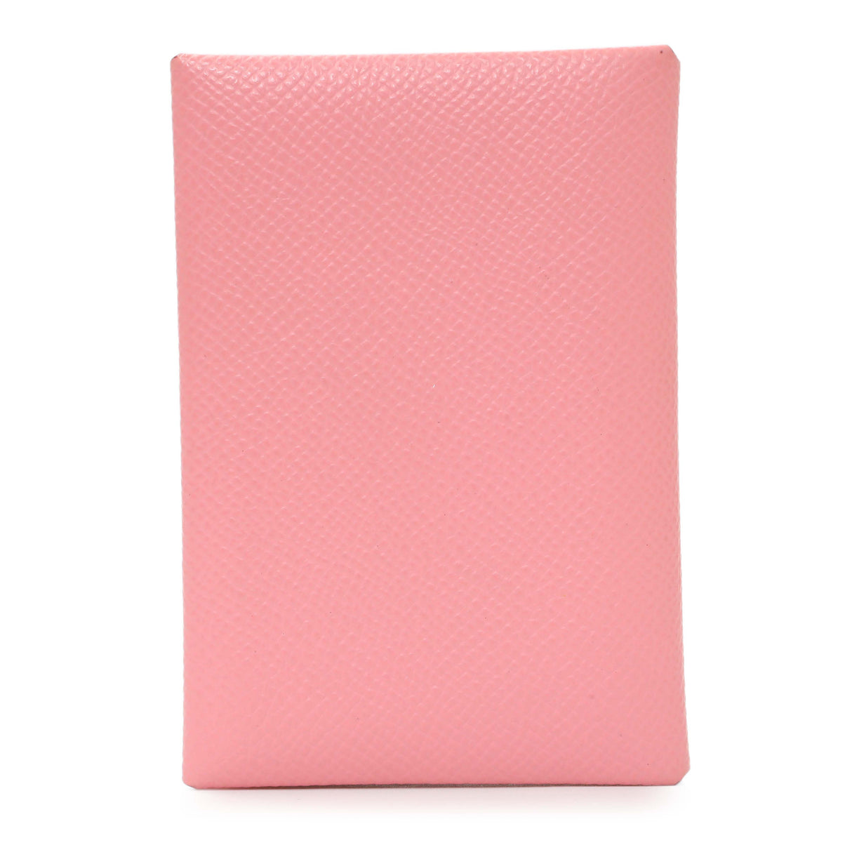 Hermes Pink Epsom Calvi Duo Card Case Accessories Hermes