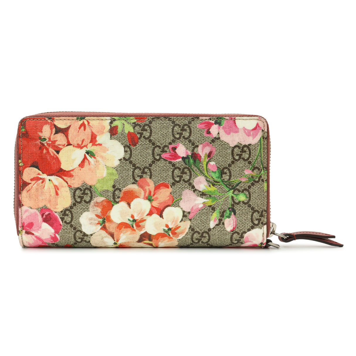 Gucci GG Supreme Monogram Blooms Wristlet Wallet Accessories Gucci