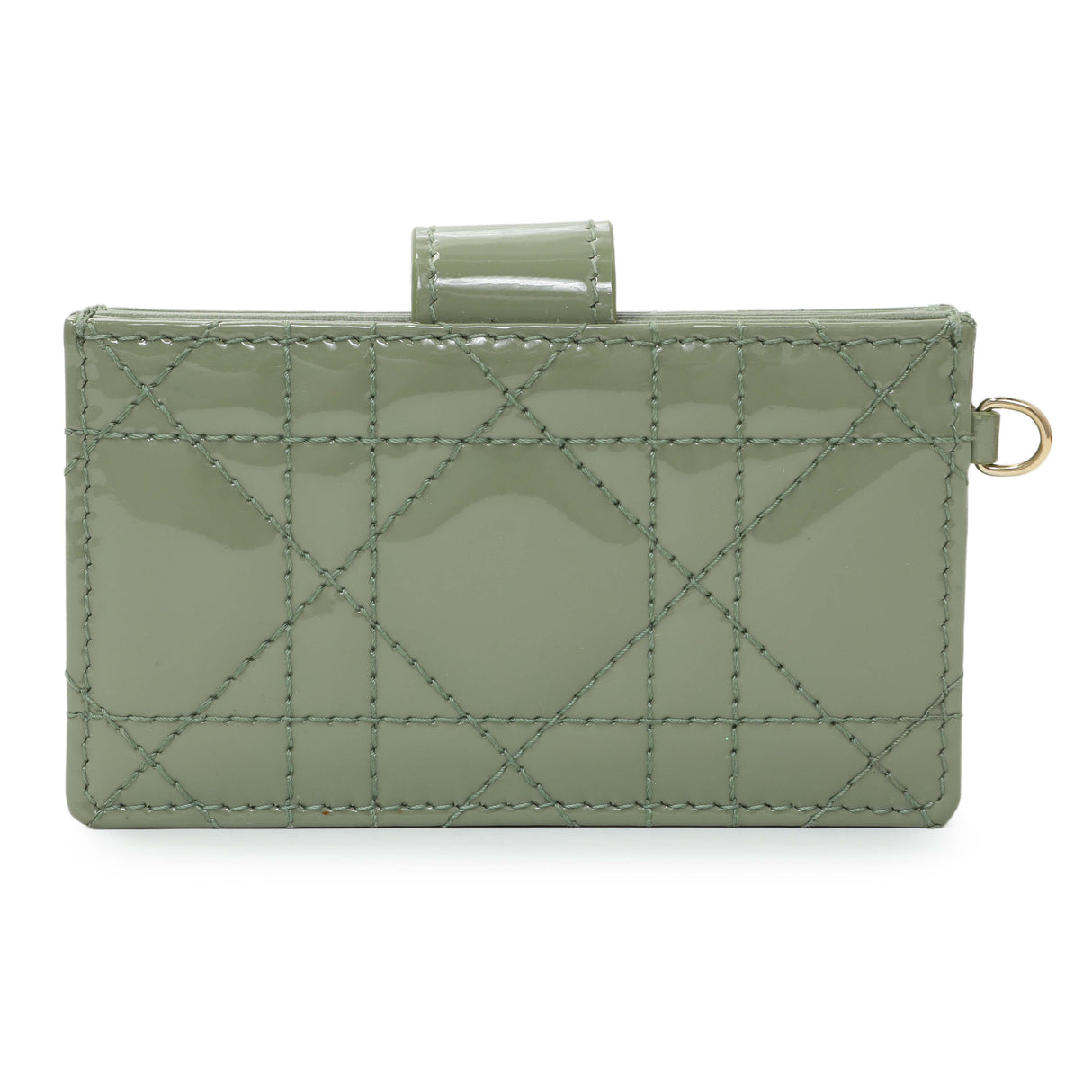 Christian Dior Patent Cannage Lady Dior 5-Gusset Card Holder Accessories Christian Dior
