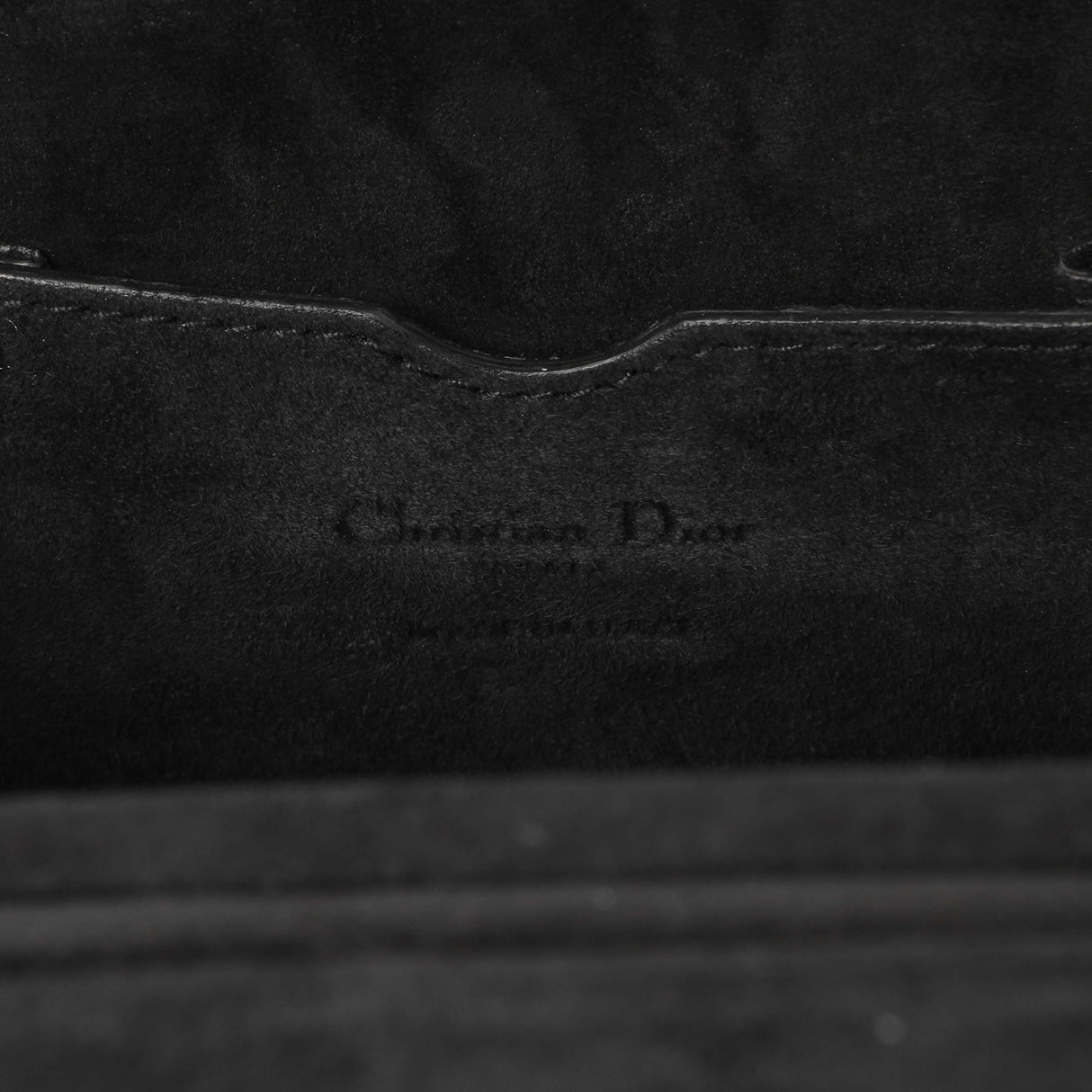 Christian Dior Black Lambskin Dioraddict Lockbox Handbags Christian Dior
