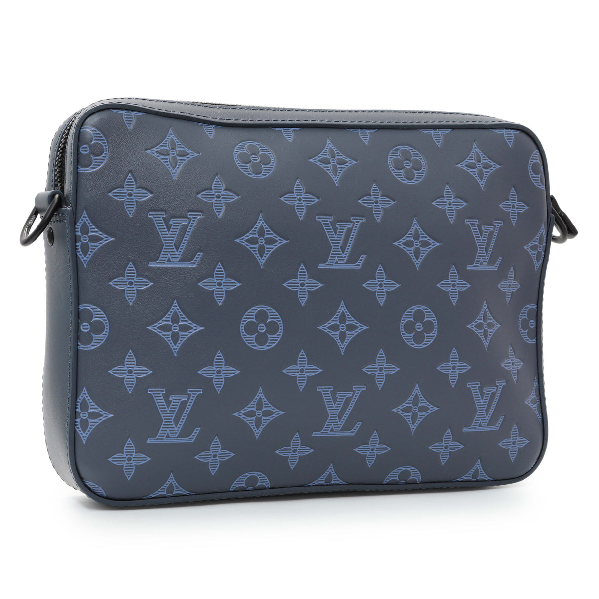 Louis Vuitton Navy Monogram Shadow Duo Messenger Handbags Louis Vuitton