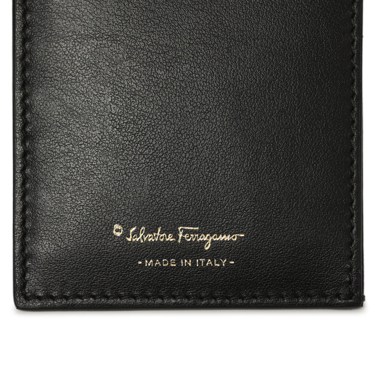 Salvatore Ferragamo Black Calfskin Vara Bow Wallet Accessories Salvatore Ferragamo