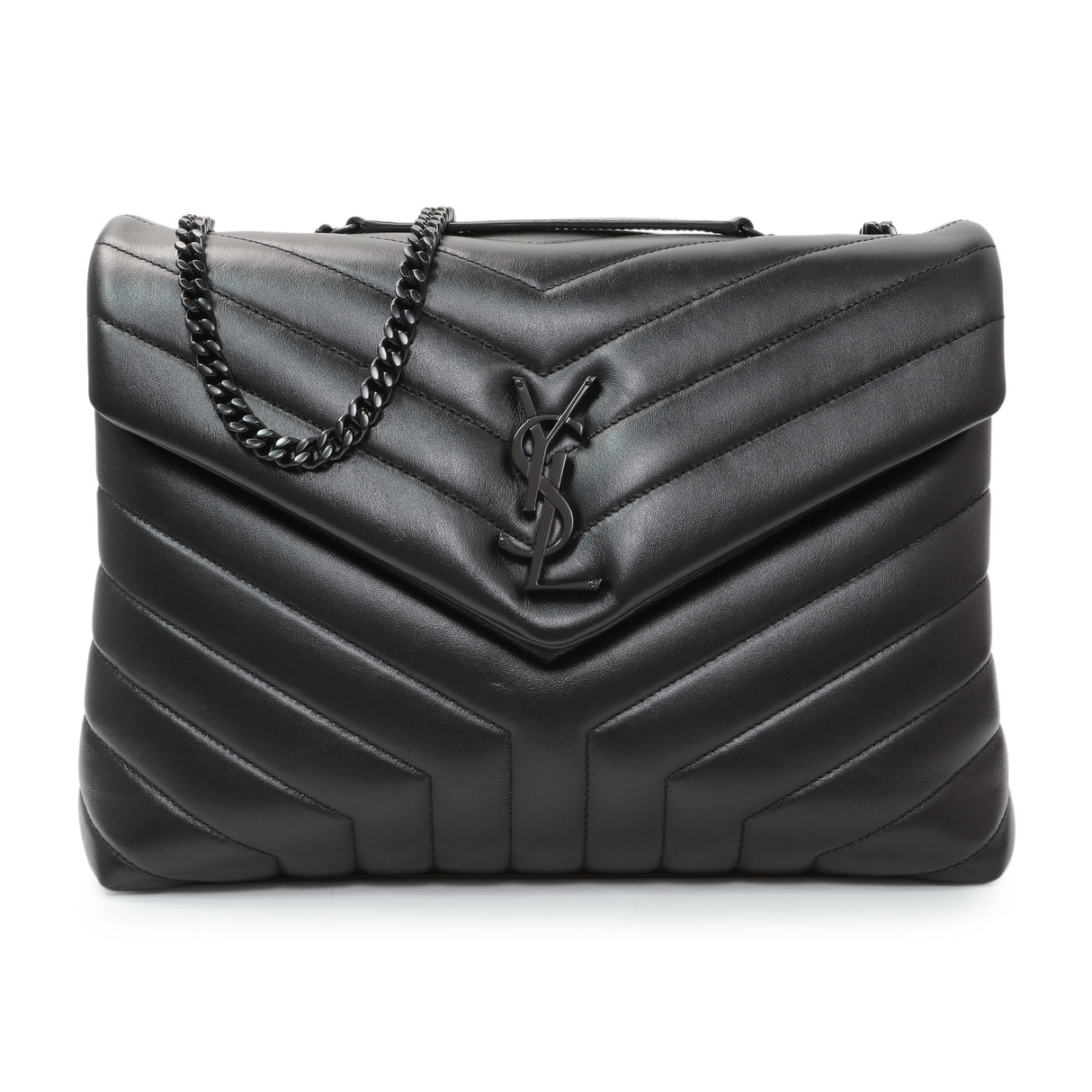 6 items Tue August 4th ⬆️Saint Laurent Black Calfskin Medium Loulou Handbags Saint Laurent