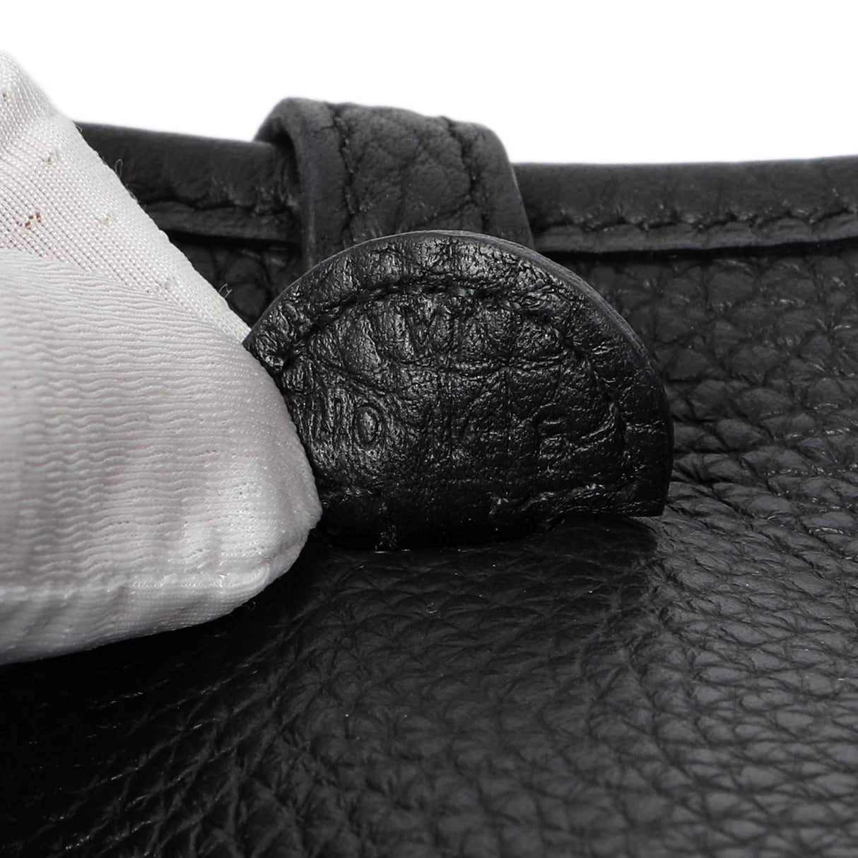 Hermes Black Clemence Evelyne TPM Handbags Hermes