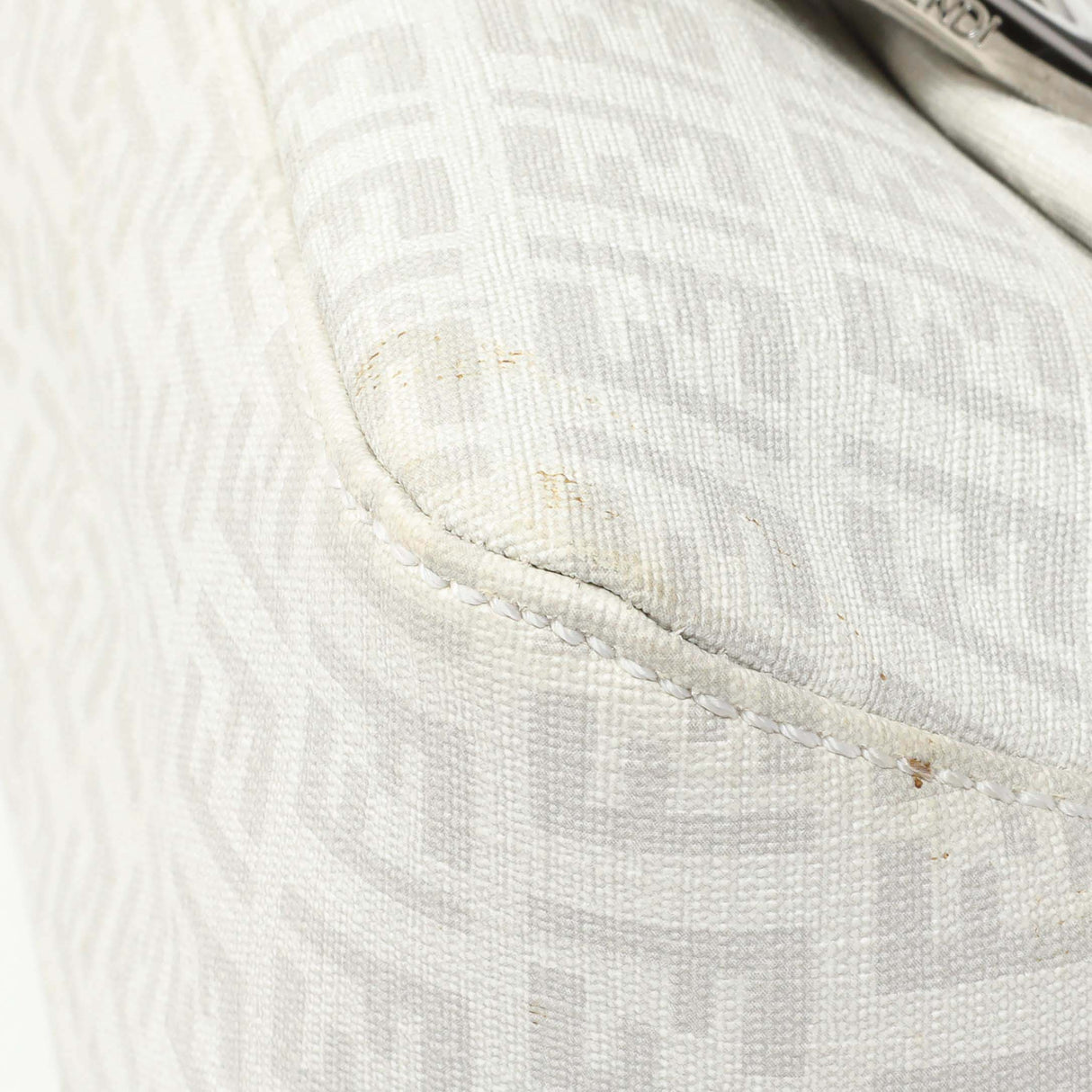 Fendi White Mini Mama Baguette Handbags Fendi