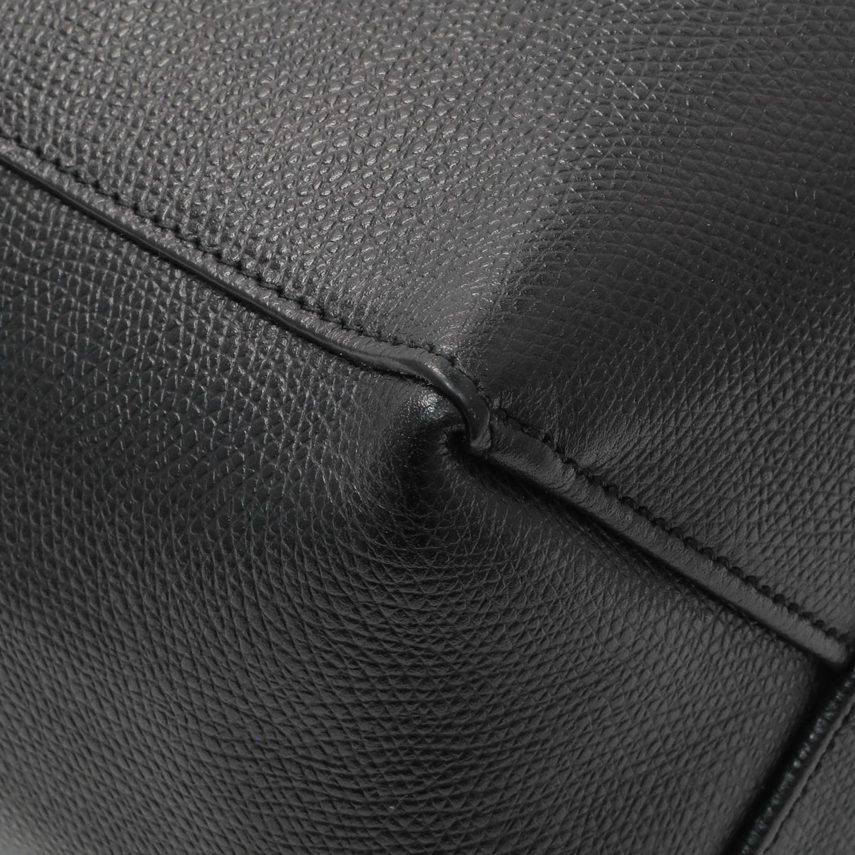 Celine Black Grained Calfskin Small Vertical Cabas Handbags Celine