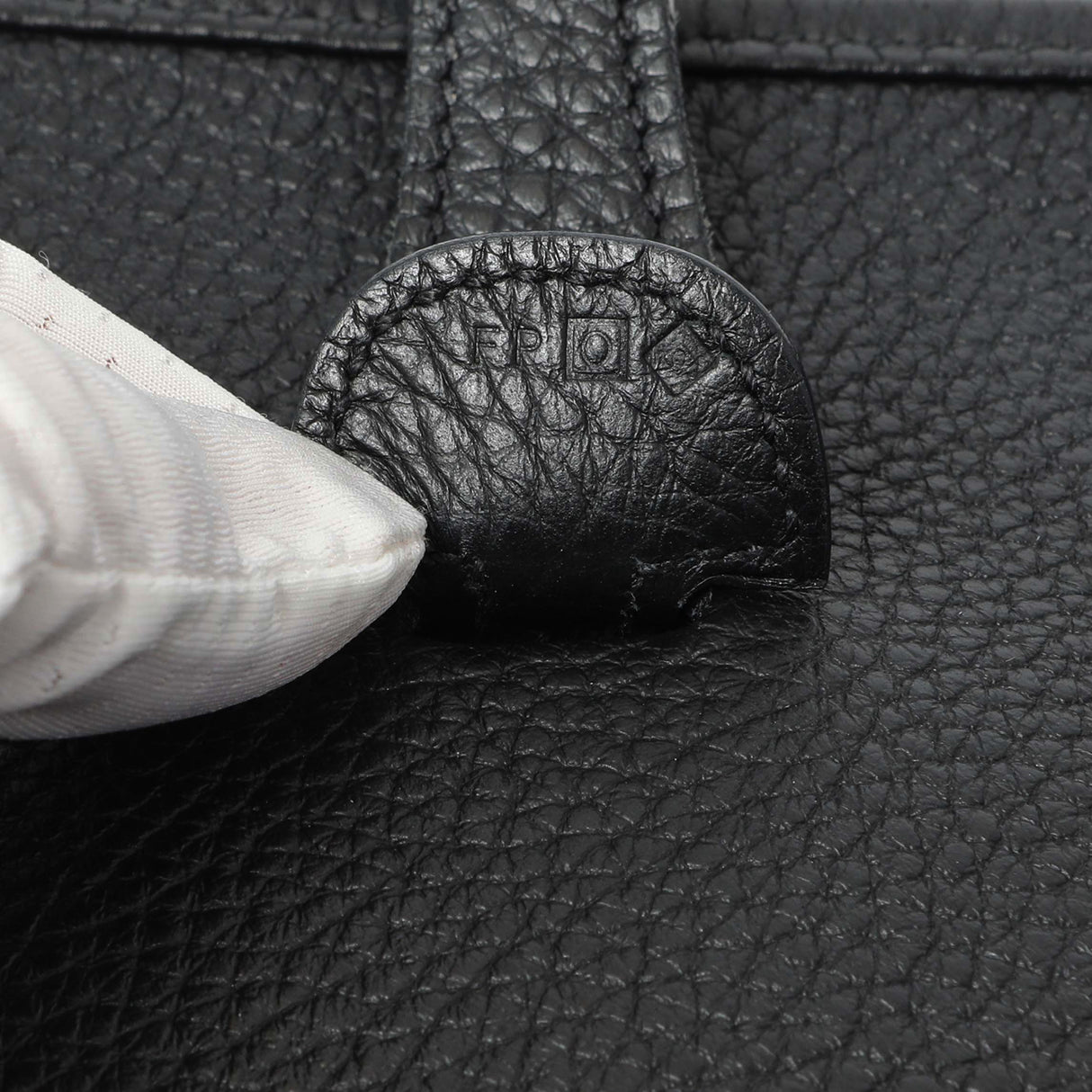 Hermes Black Clemence Evelyne III PM Handbags Hermes