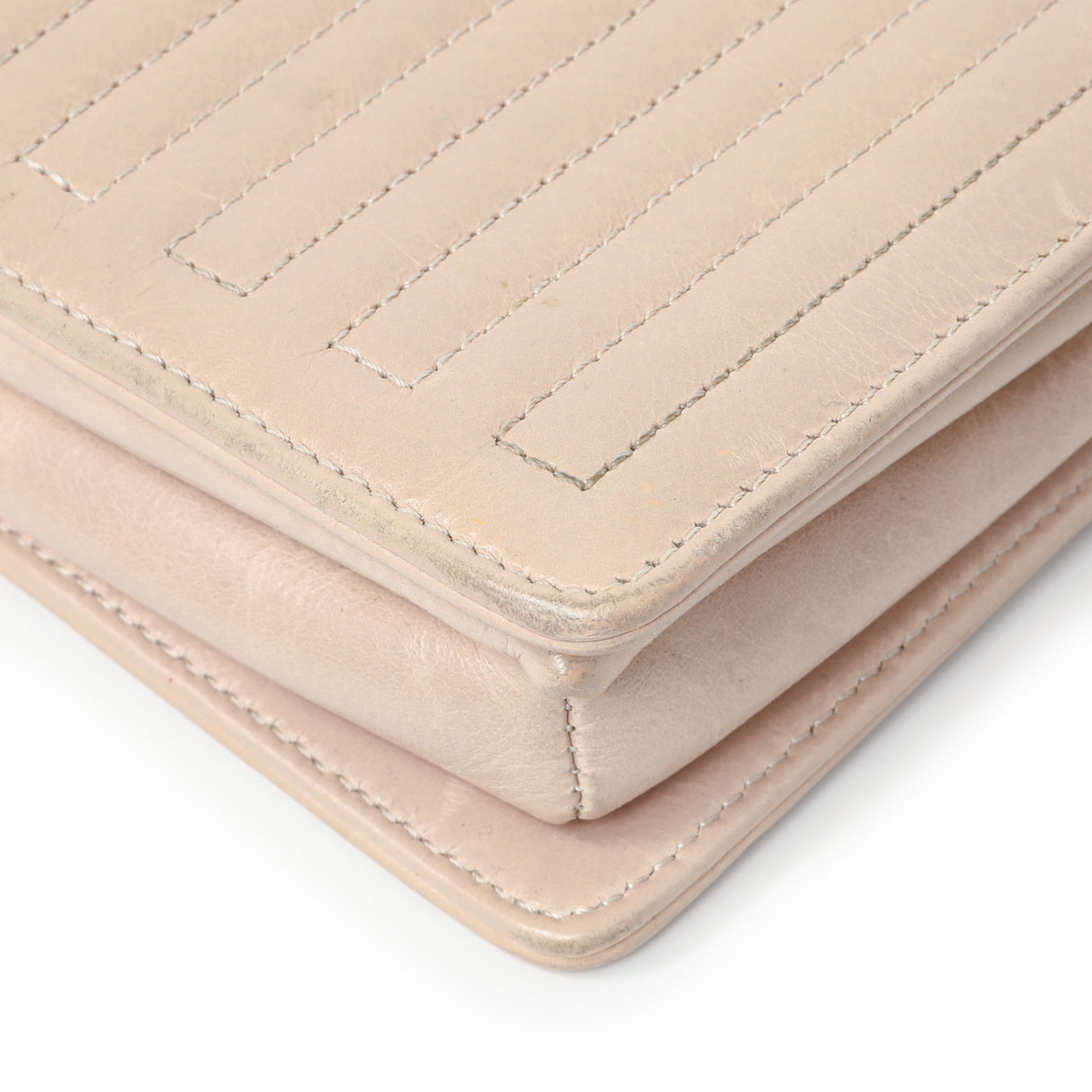 Chanel Beige Quilted Calfskin Medium Korean Garden Flap Handbags Chanel