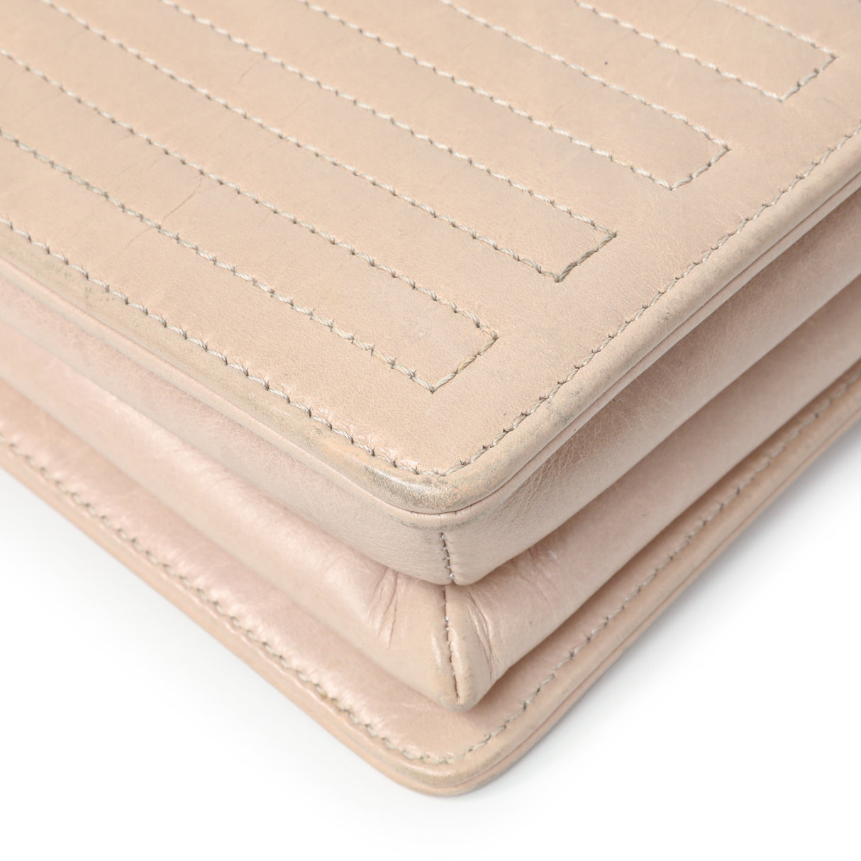 Chanel Beige Quilted Calfskin Medium Korean Garden Flap Handbags Chanel