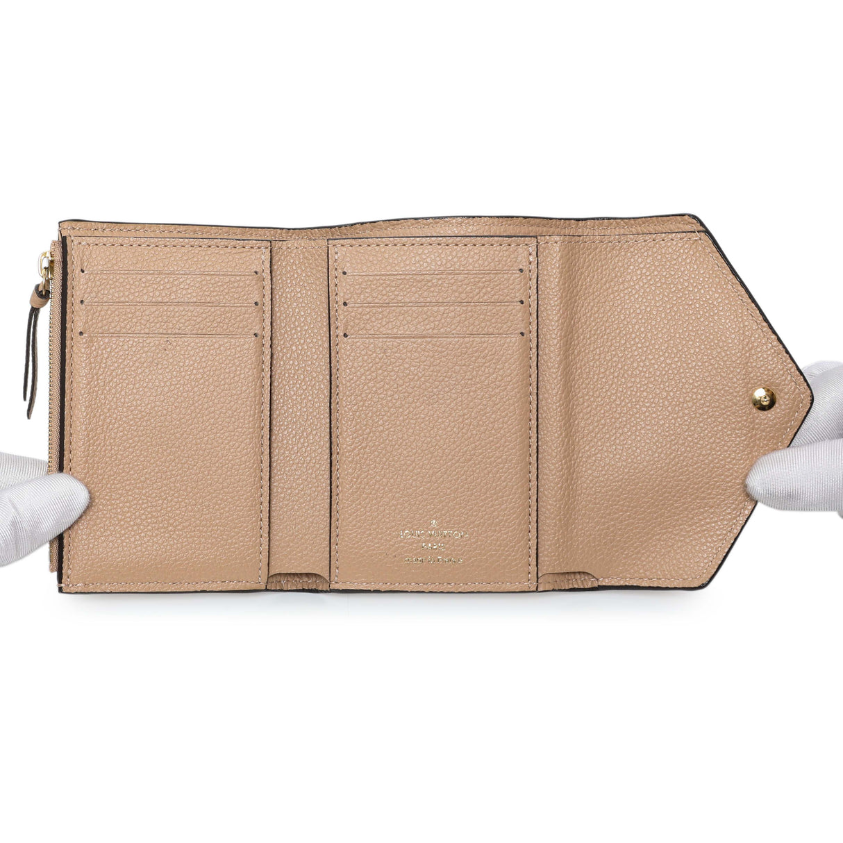 Louis Vuitton Beige Empreinte Zoe Wallet Accessories Louis Vuitton