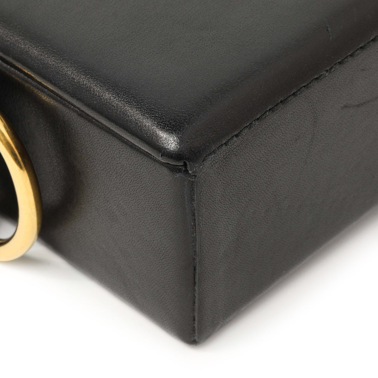 Christian Dior Black Lambskin Dioraddict Lockbox Handbags Christian Dior