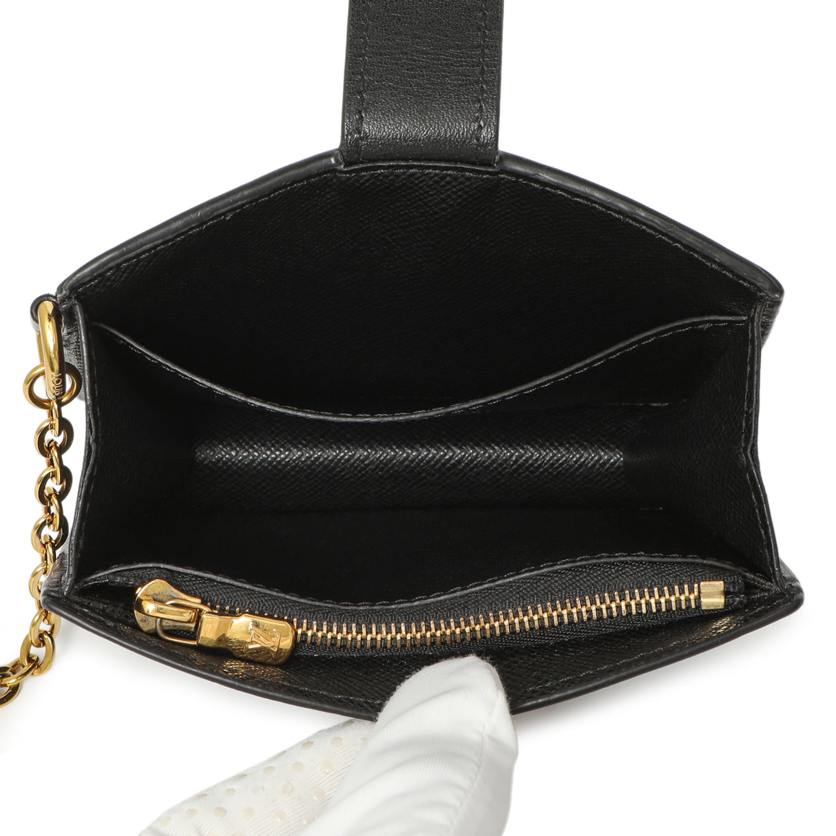 Louis Vuitton Black Epi Leather Trunk Multicartes Key Chain and Bag Charm Accessories Louis Vuitton