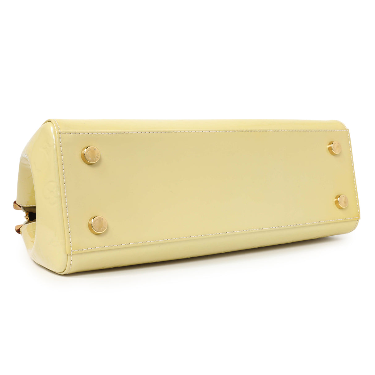 Louis Vuitton Blanc Corail Vernis Brea MM Handbags Louis Vuitton