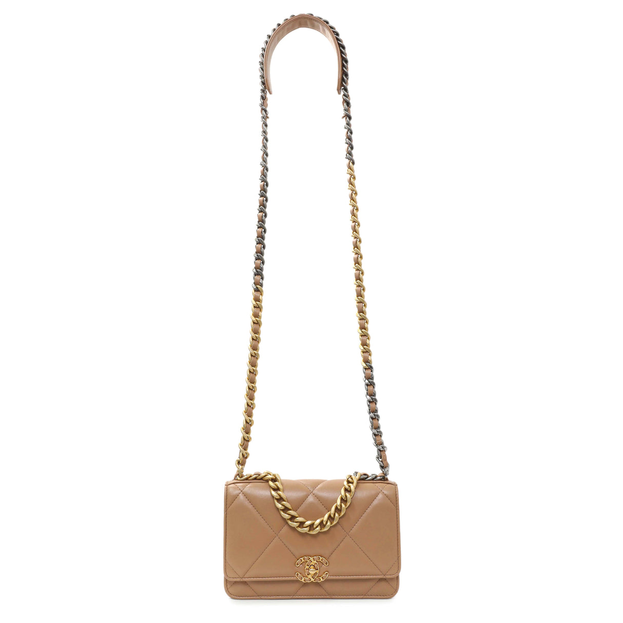 Chanel Caramel 19 Wallet on Chain Handbags Chanel