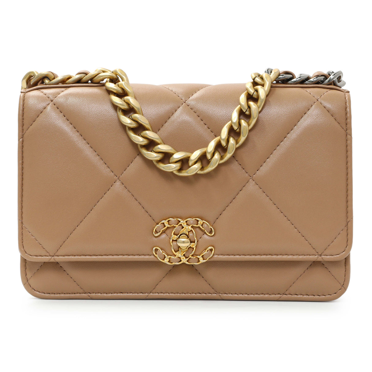 Chanel Caramel 19 Wallet on Chain Handbags Chanel