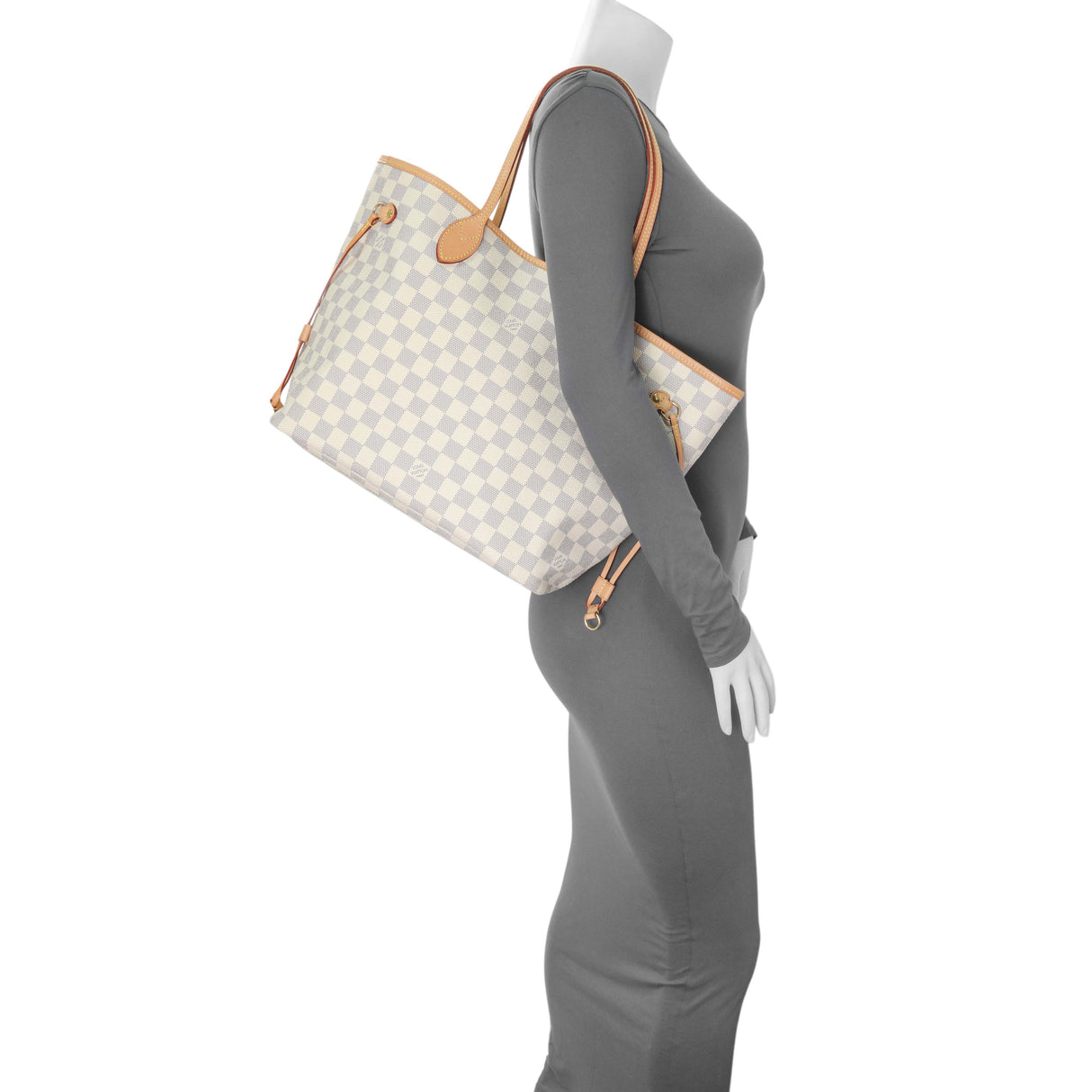 Louis Vuitton Damier Azur Neverfull MM Handbags Louis Vuitton