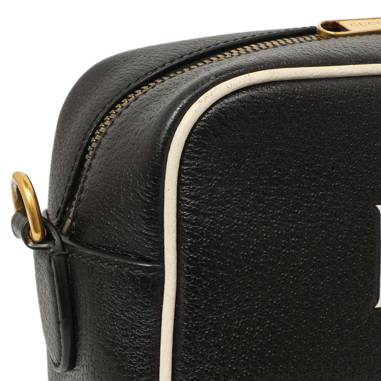 Gucci X Adidas Textured Dollar Calfskin Web Trefoil Logo Small Messenger Bag Handbags Gucci