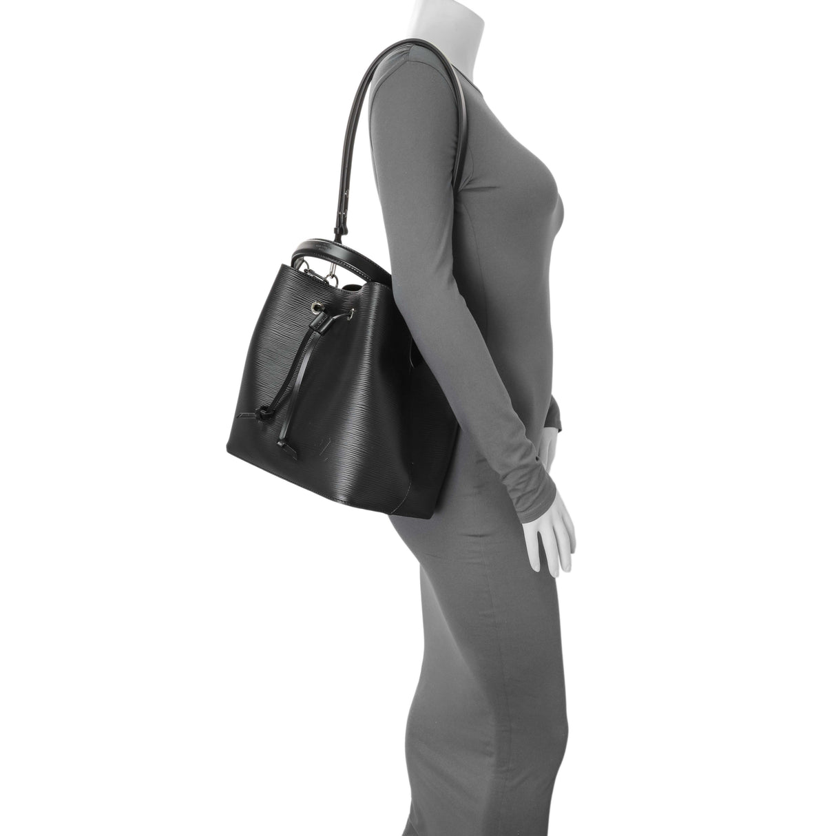 Louis Vuitton Black Epi Neonoe MM Handbags Louis Vuitton